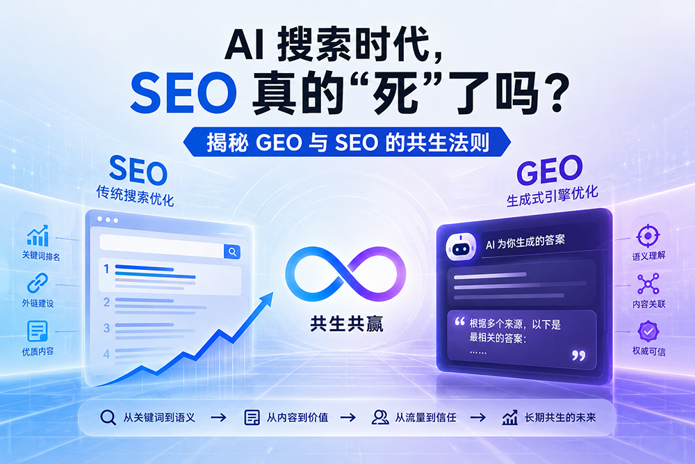 AI搜索时代GEO vs SEO