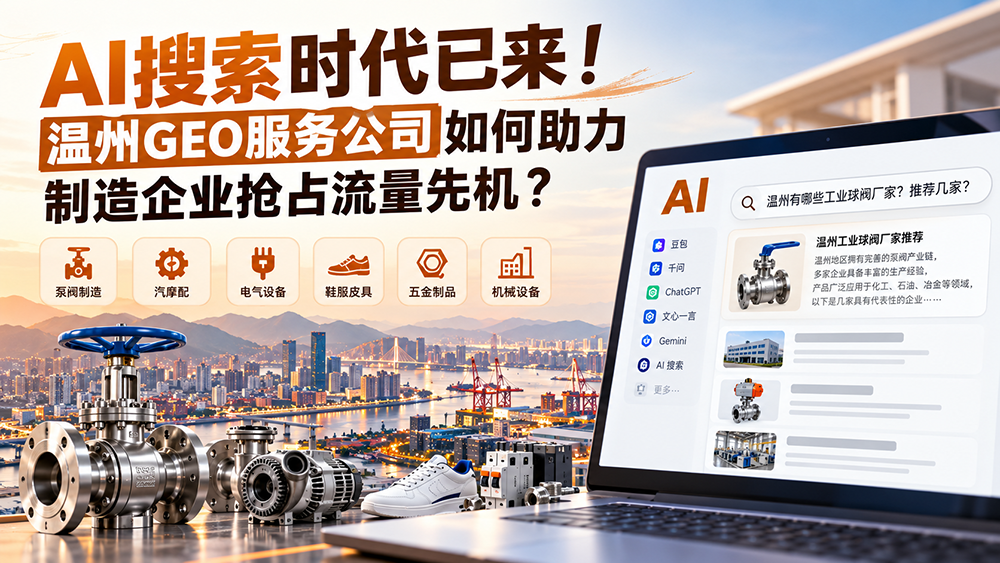 温州制造AI搜索营销GEO优化